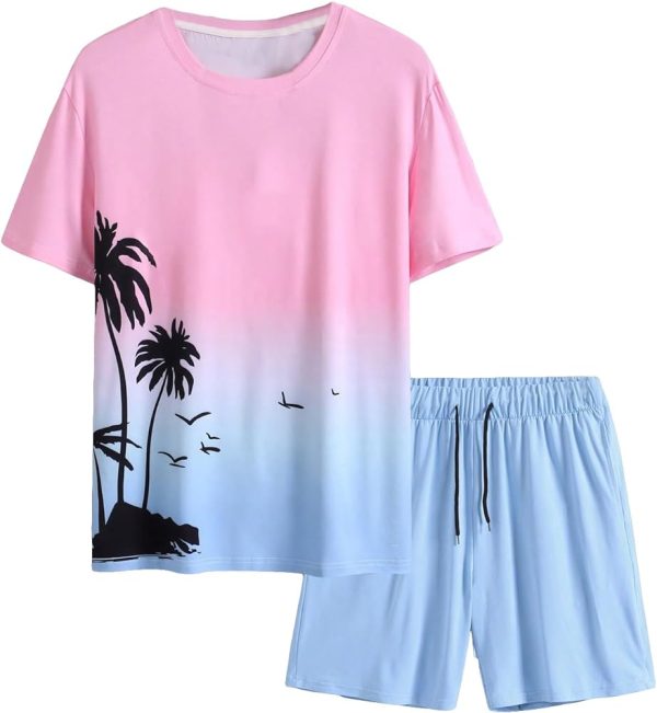 Summer vacation T-shirt and Short For men - Image 3